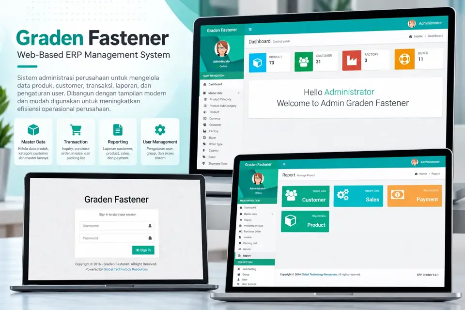 Garden Fastener - CRM interface