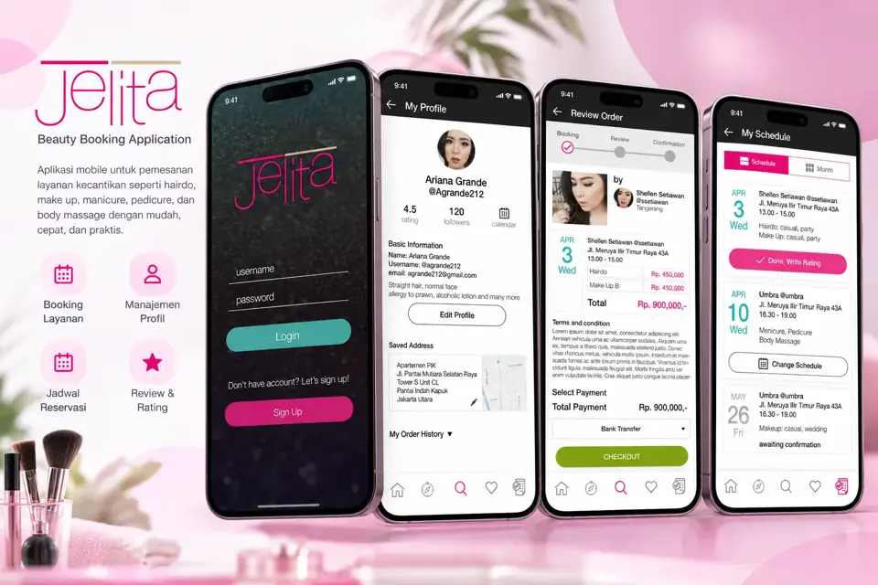Jelita Marketplace interface
