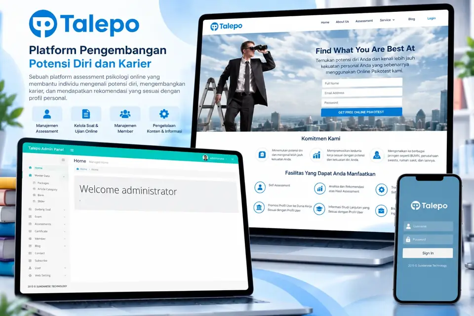 Talepo - Web Apps interface